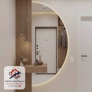 تكسيات خشبية للمرايات مؤسسة إبداع أبها للديكورات